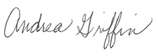 Andrea Griffin's Signature